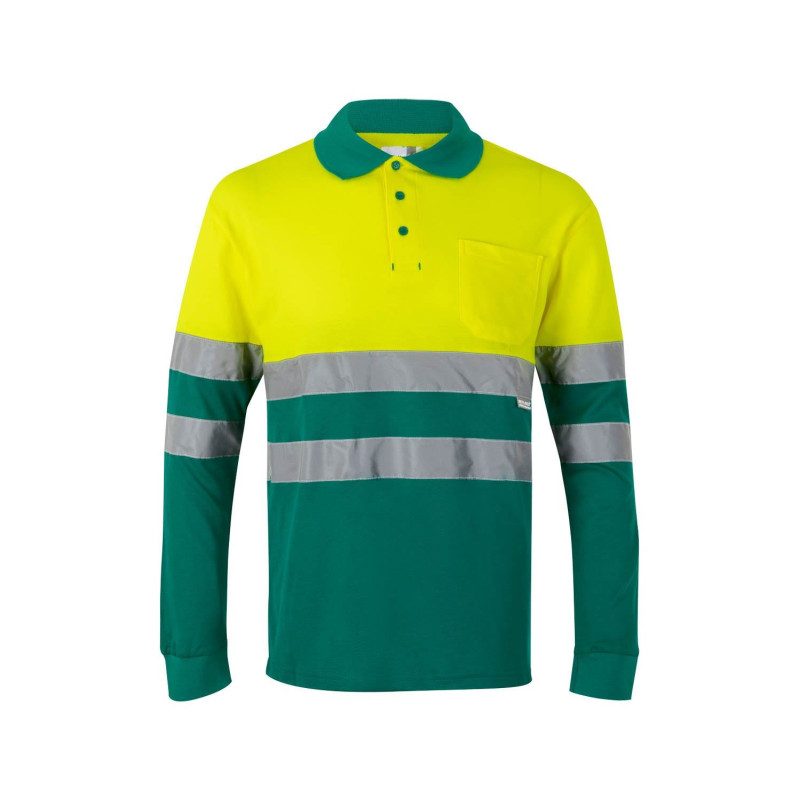 High Visibility Polo Shirt with Long Sleeve