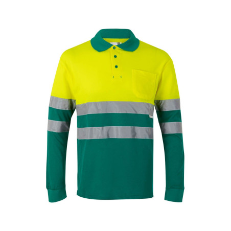 High Visibility Polo Shirt with Long Sleeve
