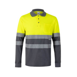 High Visibility Polo Shirt with Long Sleeve