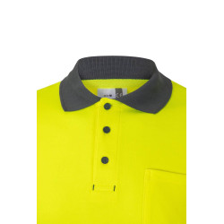 High Visibility Polo Shirt with Long Sleeve