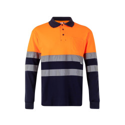 High Visibility Polo Shirt with Long Sleeve
