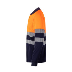 High Visibility Polo Shirt with Long Sleeve