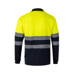 High Visibility Polo Shirt with Long Sleeve