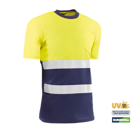 High Visbility Short Sleeved T-Shirt - HV721BCAZUL GALES