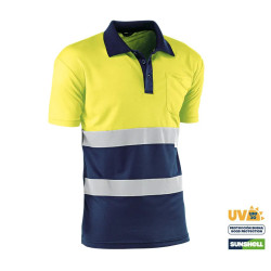High Visibility Polo Shirt with Short Sleeve