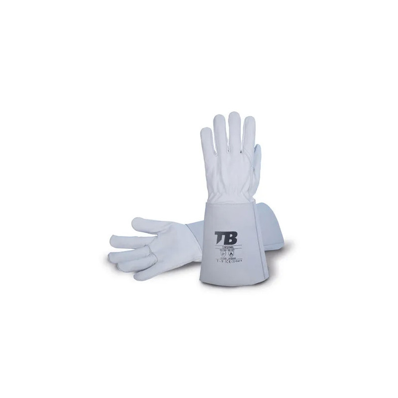 Leather Glove with Mechanical and Thermal (Heat) Leather Wallet - 5 Pairs