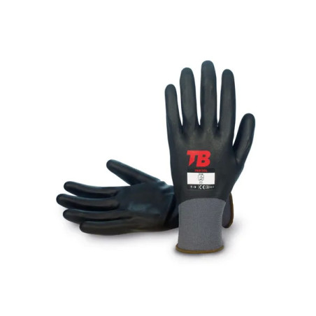 Nylon and nitrile mechanical glove - 10 pairs