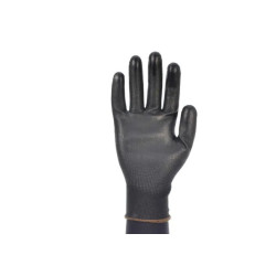 Polyester and polyurethane mechanical glove - 10 pairs