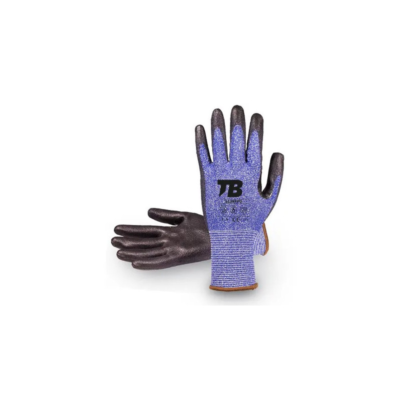 Mechanical and thermal (heat) glove with protection against cuts and food manipulation - 10 pairs