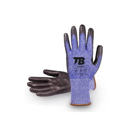 Mechanical and thermal (heat) glove with protection against cuts and food manipulation - 10 pairs