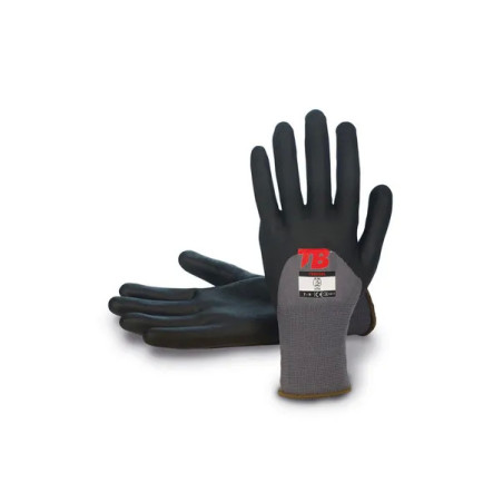 Nylon and nitrile mechanical glove - 10 pairs